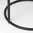 Mercana Arlo Brown Wood W/Black Metal End Table Clearance