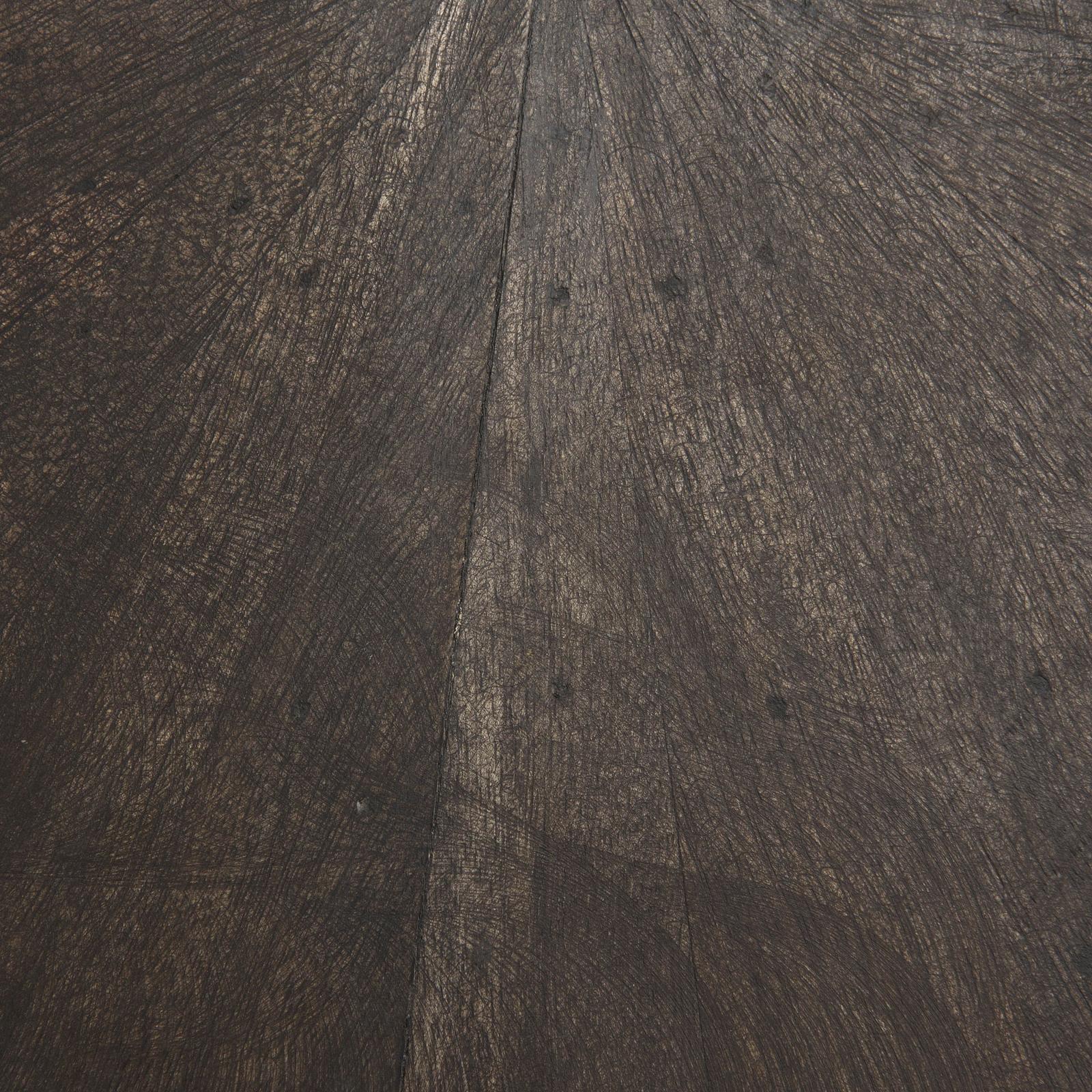 Mercana Arlo Brown Wood W/Black Metal End Table Clearance