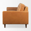 Mercana Olaf Tan Leather Sofa Clearance