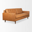 Mercana Olaf Tan Leather Sofa Clearance
