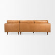 Mercana Elton Tan Leather Right Chaise Sectional Clearance