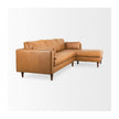 Mercana Elton Tan Leather Right Chaise Sectional Clearance