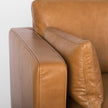 Mercana Elton Tan Leather Right Chaise Sectional Clearance