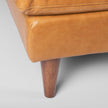Mercana Elton Tan Leather Right Chaise Sectional Clearance