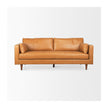 Mercana Elton Tan Leather Sofa Clearance