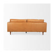 Mercana Elton Tan Leather Sofa Clearance
