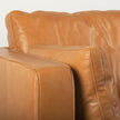 Mercana Elton Tan Leather Sofa Clearance