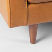 Mercana Elton Tan Leather Sofa Clearance