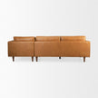 Mercana Svend Tan Leather Chaise Sectional Clearance