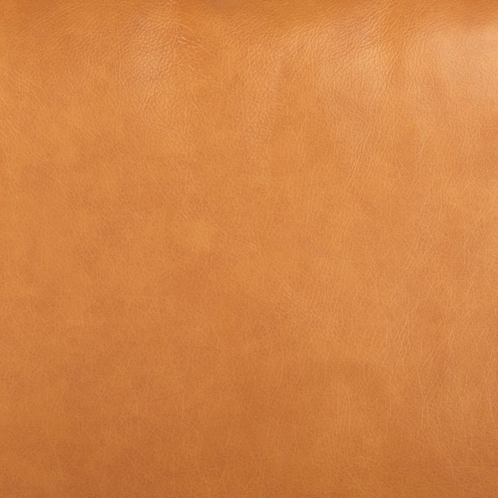 Mercana Svend Tan Leather Chaise Sectional Clearance