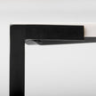 Mercana Lucas White Marble Top Black Metal Base Coffee Table
