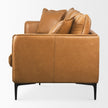 Mercana Lake Como Tan Leather Three Seater Sofa Clearance