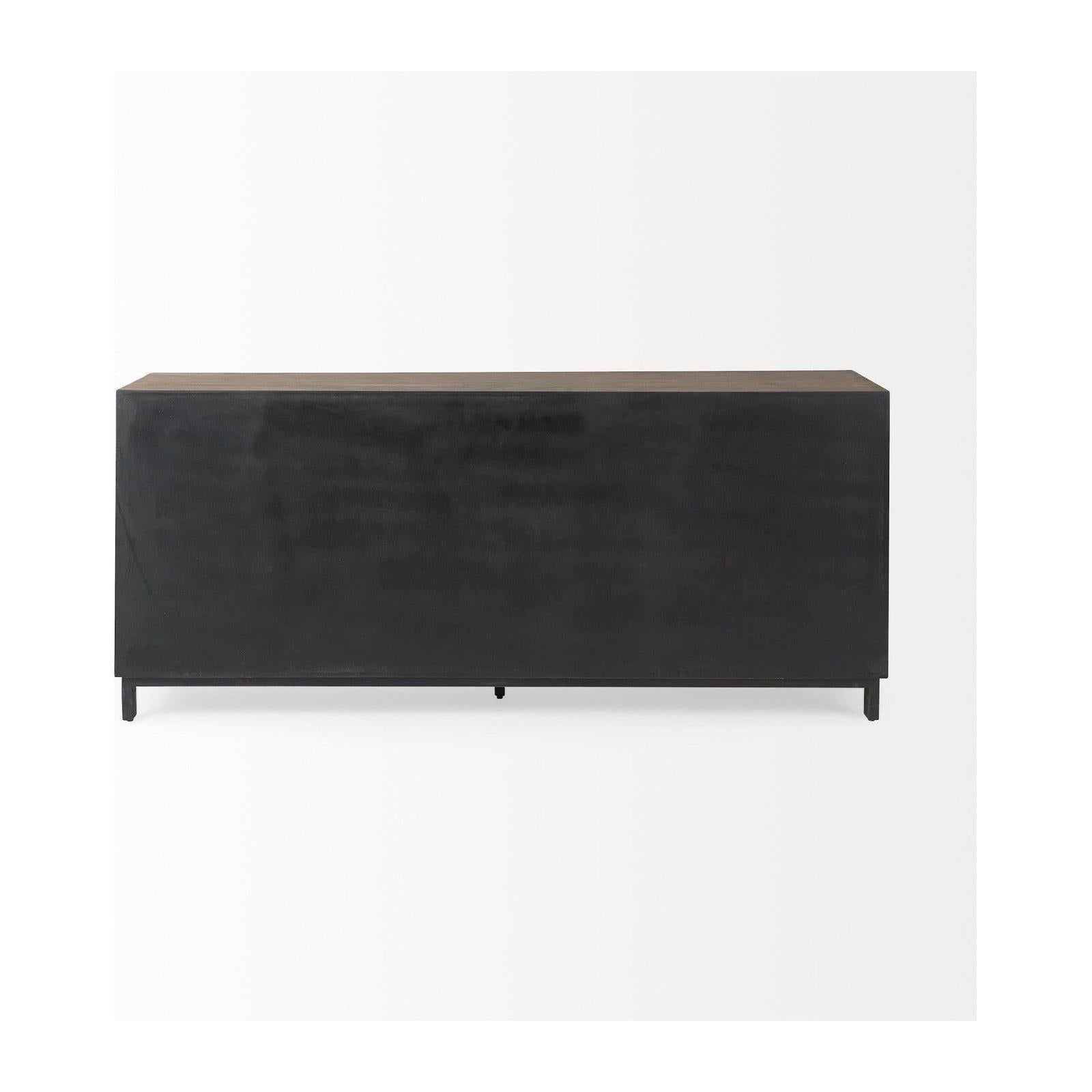 Mercana Hemlock Brown Wood Sideboard