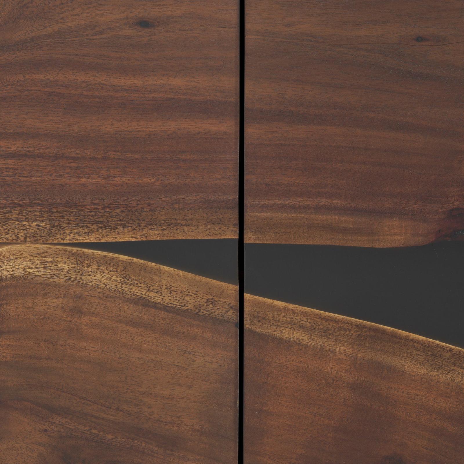 Mercana Hemlock Brown Wood Sideboard