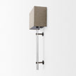 Mercana Kinsley Beige Shade W/Transparent Body Wall Sconce Clearance