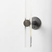 Mercana Kinsley Beige Shade W/Transparent Body Wall Sconce Clearance
