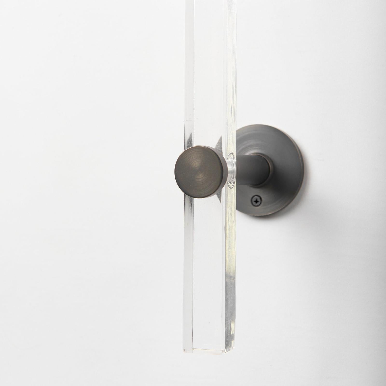 Mercana Kinsley Beige Shade W/Transparent Body Wall Sconce Clearance