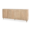 Mercana Tucker Wood w/ Carved Arch Pattern 4 Door Sideboard