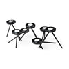 Mercana Meira Black Metal Seven Votive Table Candle Holder Clearance