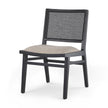 Mercana Wynn Beige Fabric Wood Dining Chair