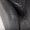 Mercana Cochrane Black Leather Wrapped Chair Clearance