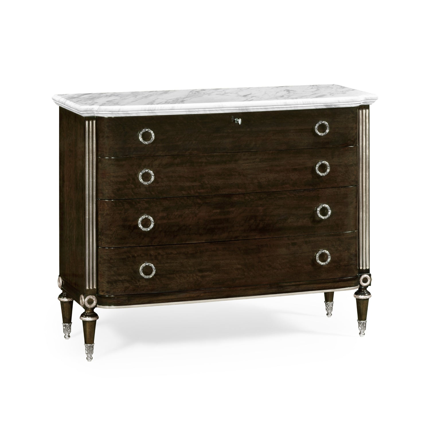 Jonathan Charles Black Eucalyptus Chest of Drawers ( 495561-BEC )