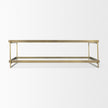 Mercana Trey Metal W/Glass Coffee Table