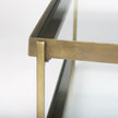 Mercana Trey Metal W/Glass Coffee Table