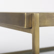Mercana Trey Metal W/Glass Coffee Table