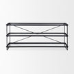 Mercana Trey Metal W/Glass Console Table