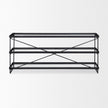 Mercana Trey Metal W/Glass Console Table