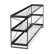 Mercana Trey Metal W/Glass Console Table