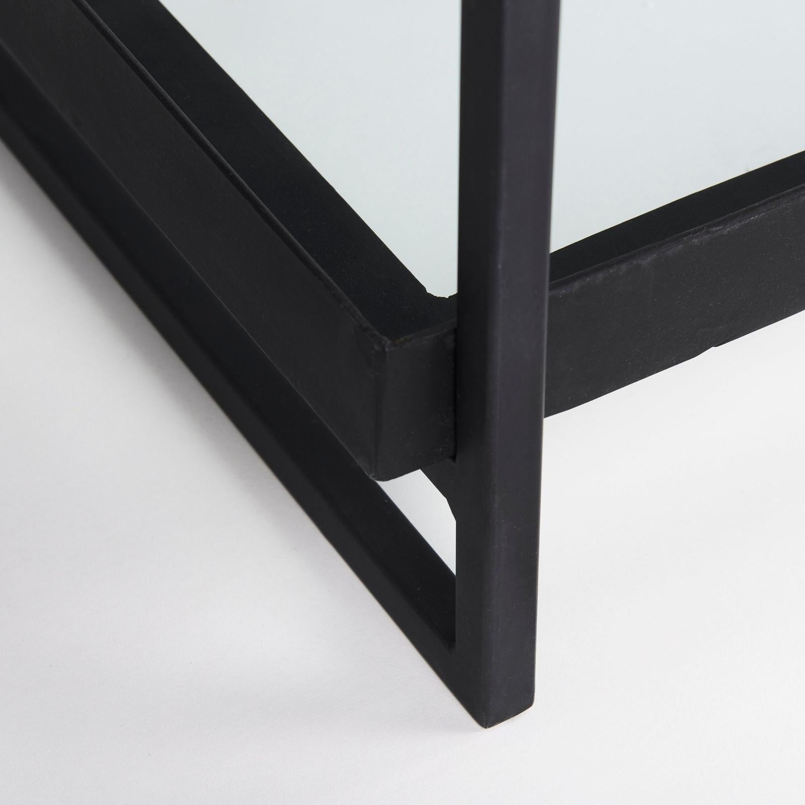Mercana Trey Metal W/Glass Console Table