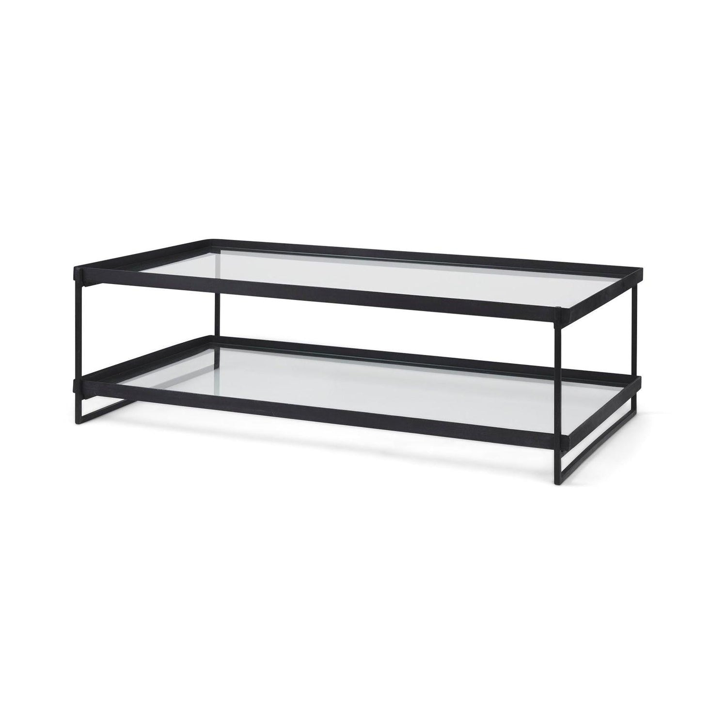 Mercana Trey Metal W/Glass Coffee Table