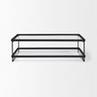 Mercana Trey Metal W/Glass Coffee Table