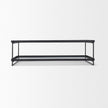 Mercana Trey Metal W/Glass Coffee Table