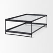 Mercana Trey Metal W/Glass Coffee Table