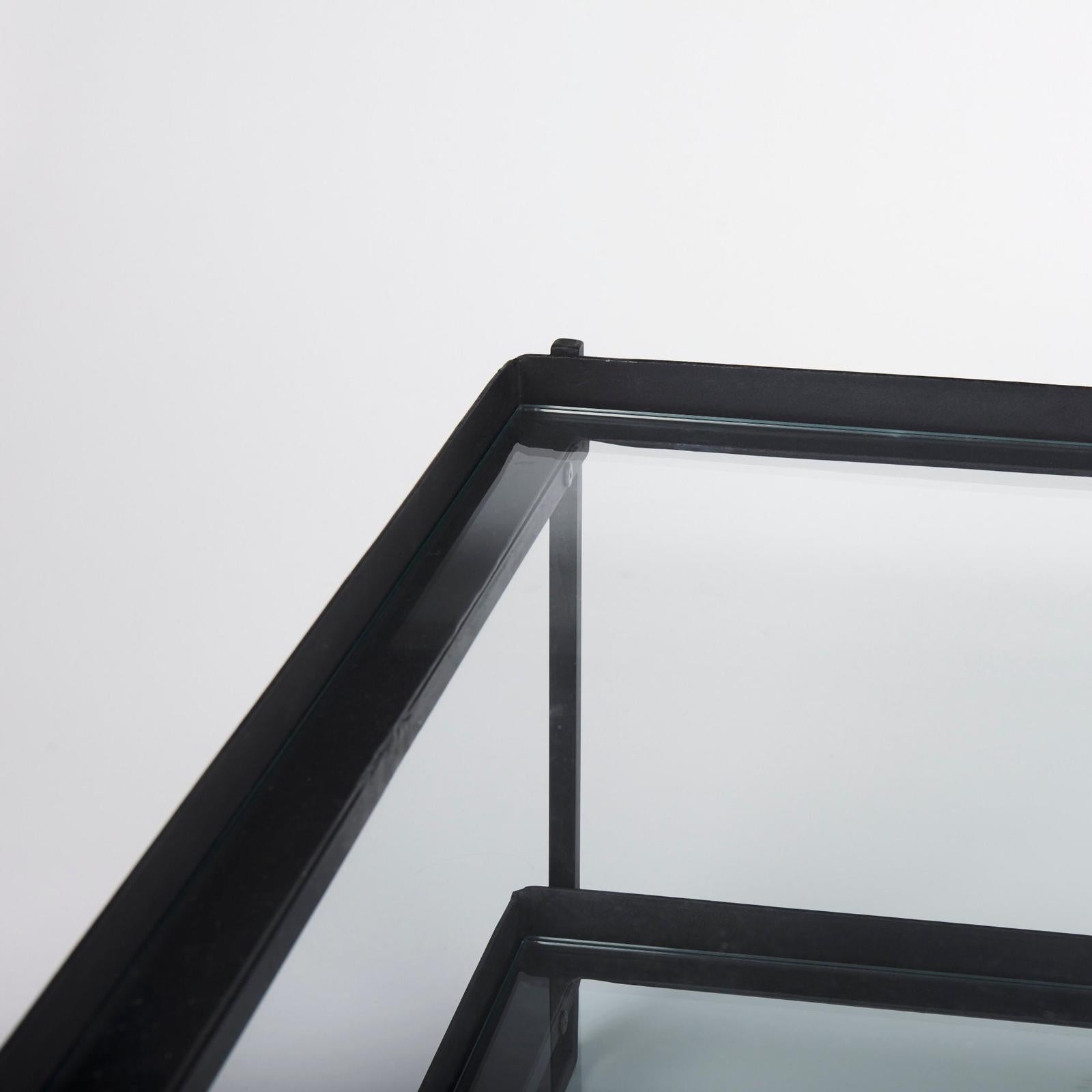 Mercana Trey Metal W/Glass Coffee Table