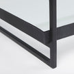 Mercana Trey Metal W/Glass Coffee Table