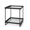 Mercana Trey Metal W/Glass Accent Table