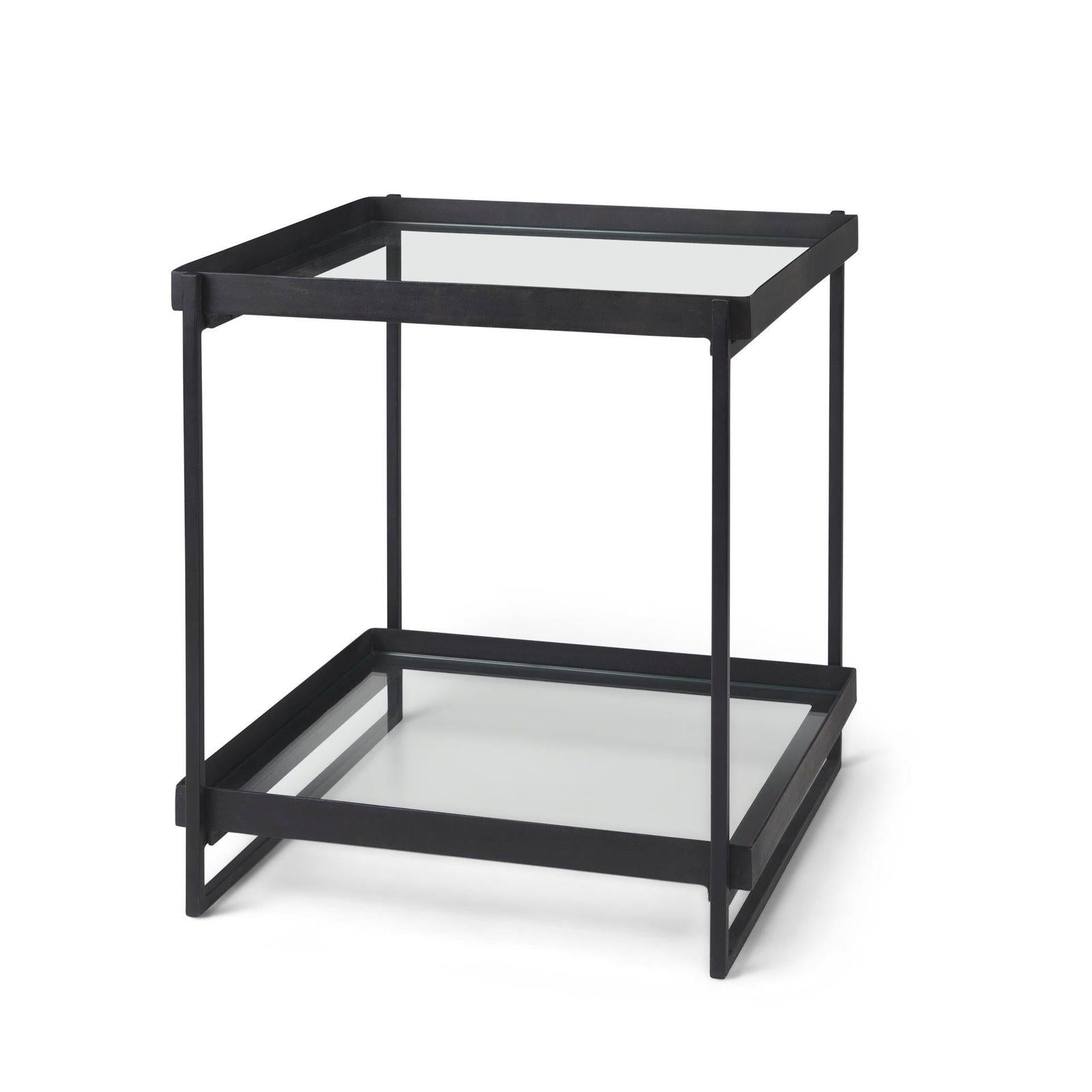 Mercana Trey Metal W/Glass Accent Table