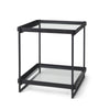 Mercana Trey Metal W/Glass Accent Table