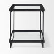 Mercana Trey Metal W/Glass Accent Table