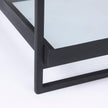 Mercana Trey Metal W/Glass Accent Table