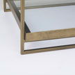 Mercana Trey Metal W/Glass Accent Table