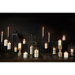 Mercana Omega Black Metal Stacked Ring Table Candle Holder Clearance