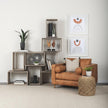 Mercana Simul Light Brown Wood Modular Shelving Unit- Set of 2 Clearance