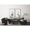 Mercana Zadie Light Gray and Dark Gray Fabric Color Blocked Decorative Pillow Cover Clearance