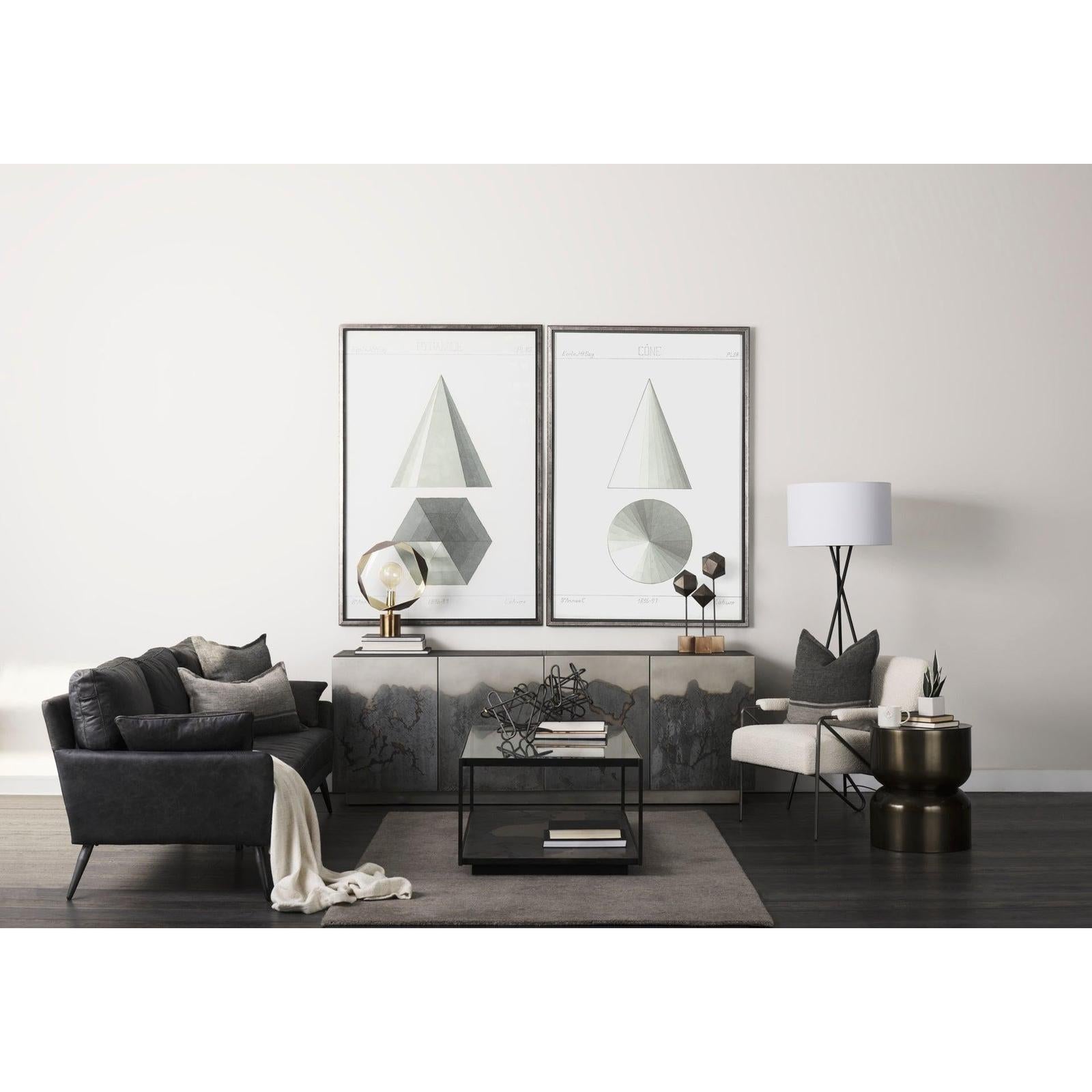 Mercana Cochrane Leather Three Seater Sofa