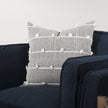Mercana Brooks Navy Blue Fabric Chair W/ Medium Brown Wooden Legs Clearance